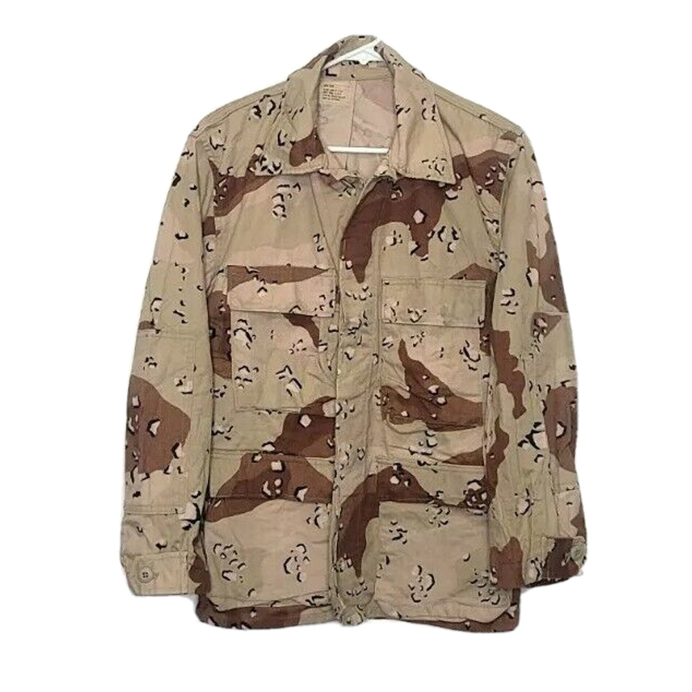 US Marines Desert Camouflage Military Jacket Size Small Short Hot Weather UNISEX